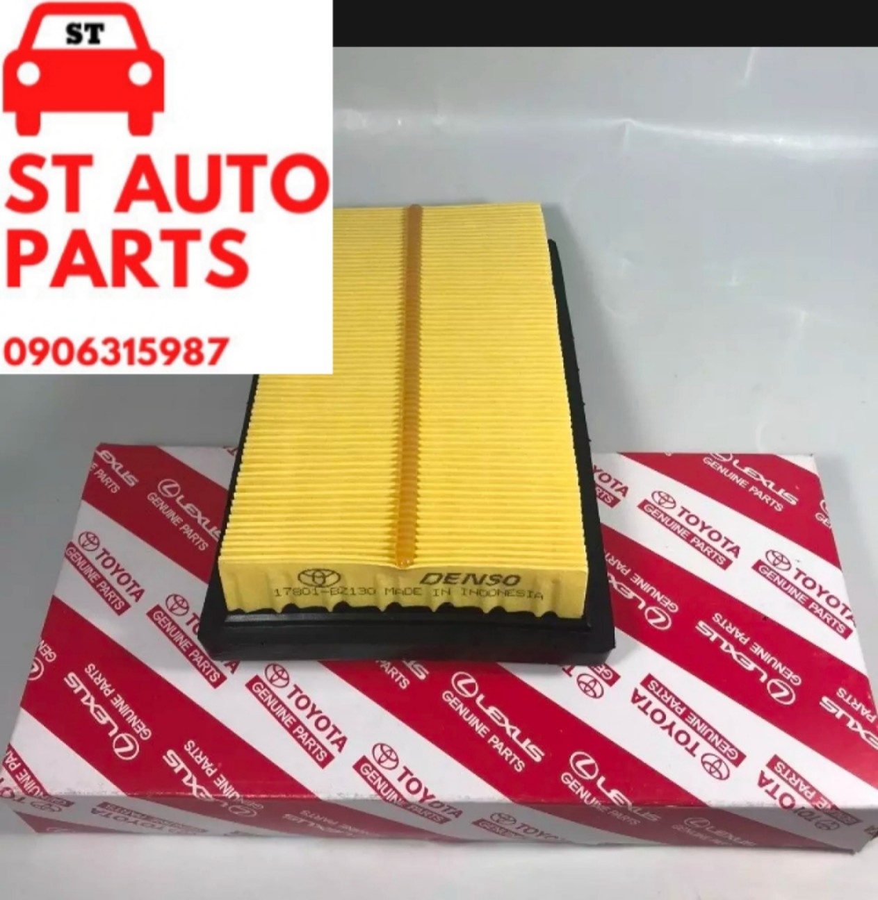 Lọc gió động cơ toyota wigo đời 2018 đến nay , mã sp : 17801-bz150