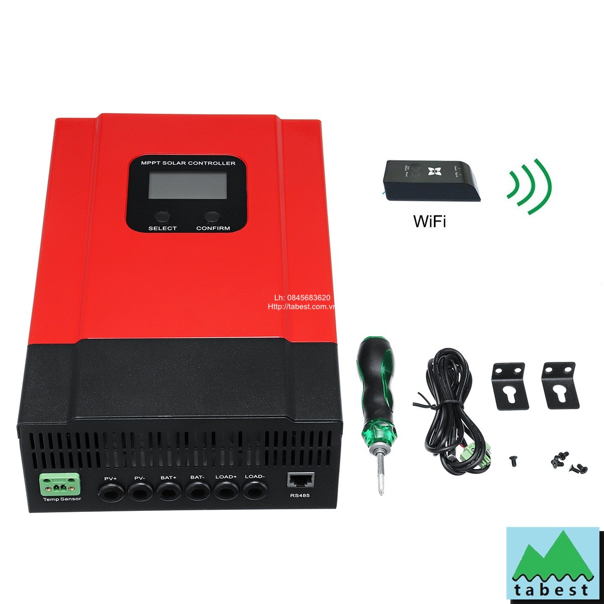 Bộ nạp chuyên pin Lithium  MPPT 12/24/36/48V 60A Wifi