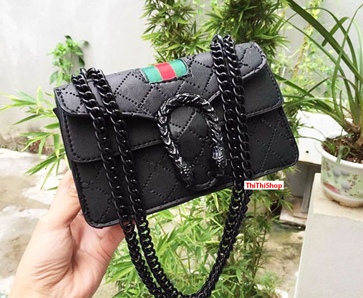 Túi xách nữ sang chảnh đi tiệc đầu rồng mẫu bán chạy 2021 - 20cm - tx037 - hana hcm