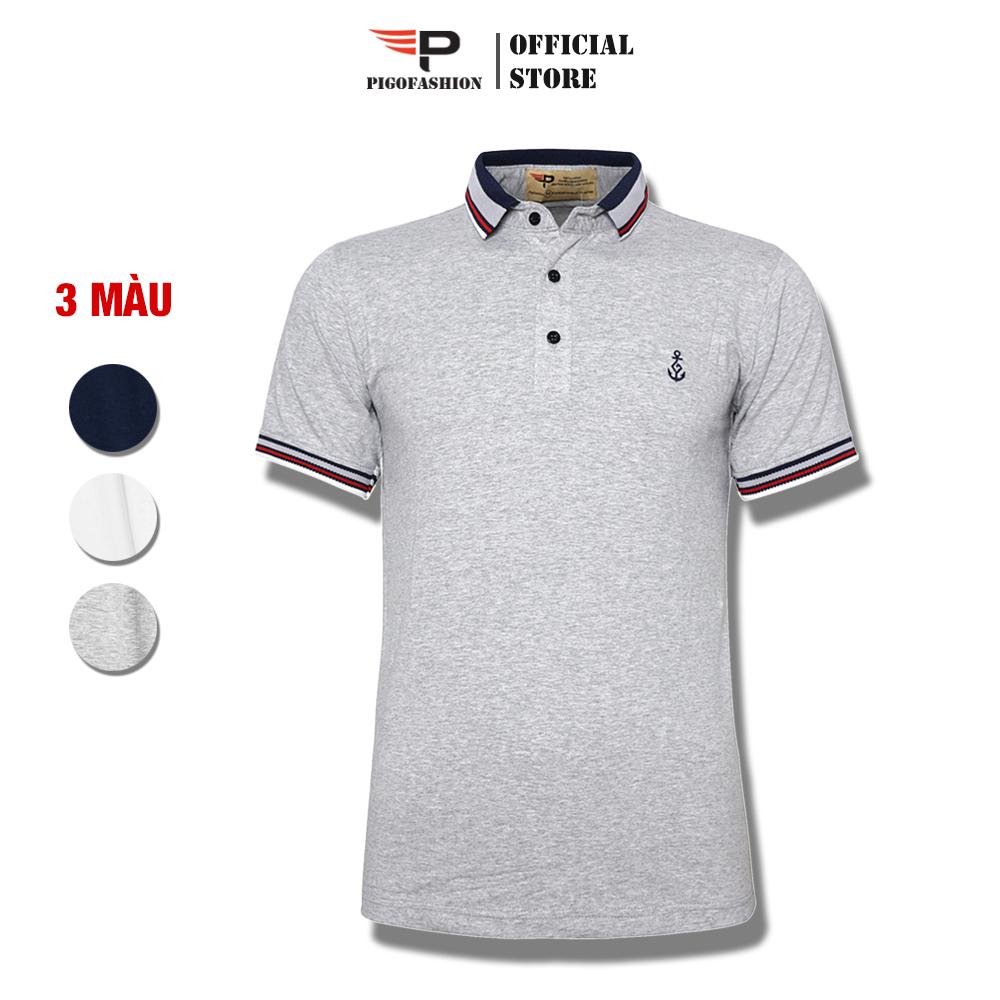 Áo Thun Nam 99% Cotton Premium Pigo Fashion FS Aht07 (Chọn Màu)