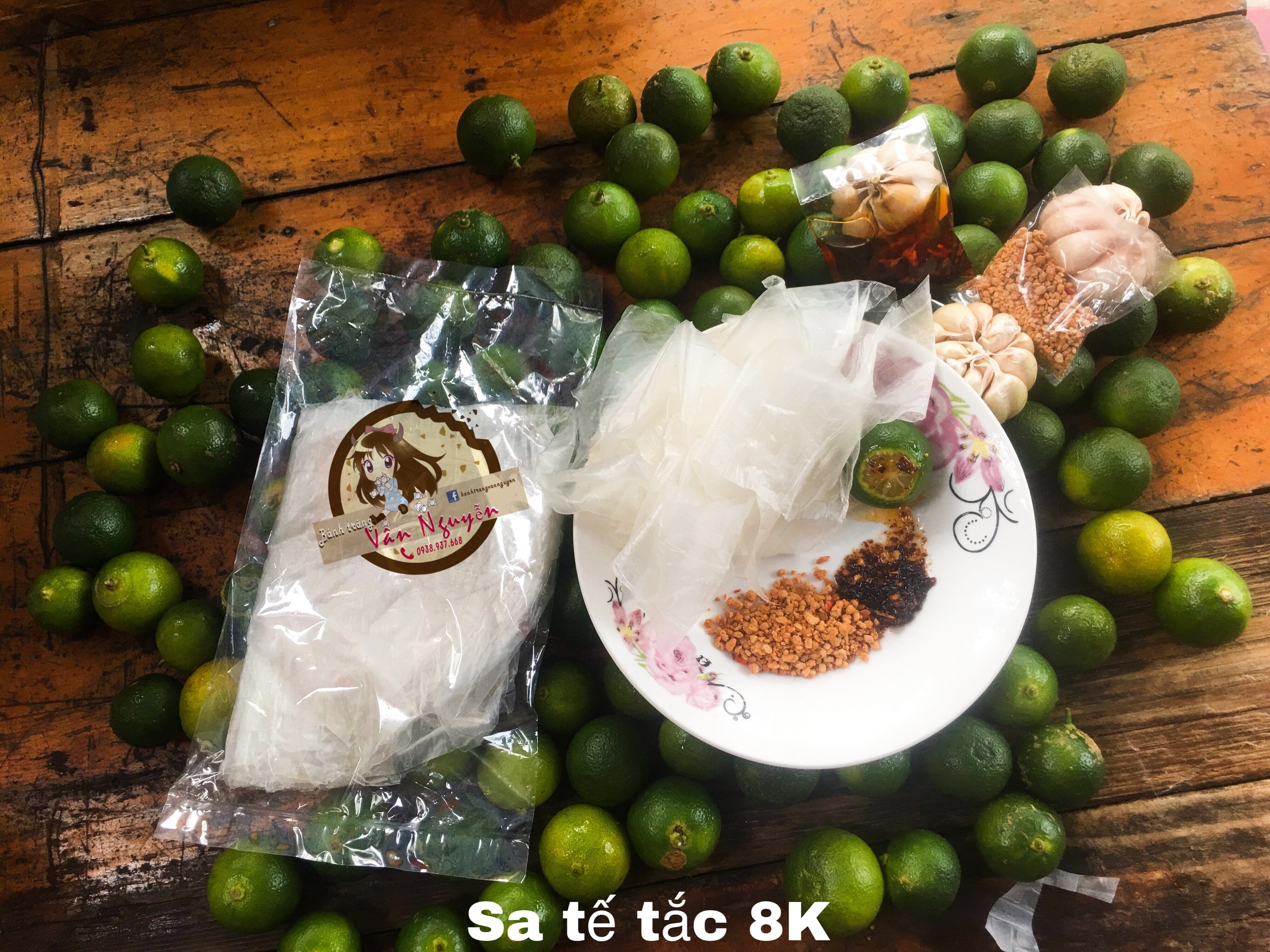Bánh tráng phơi sương sa tế tắc. Bánh tráng Vân Nguyễn