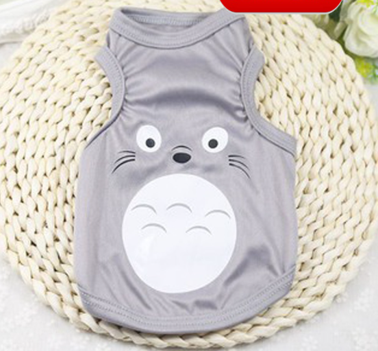 Áo chó mèo toroto xám 1 đến 8kg