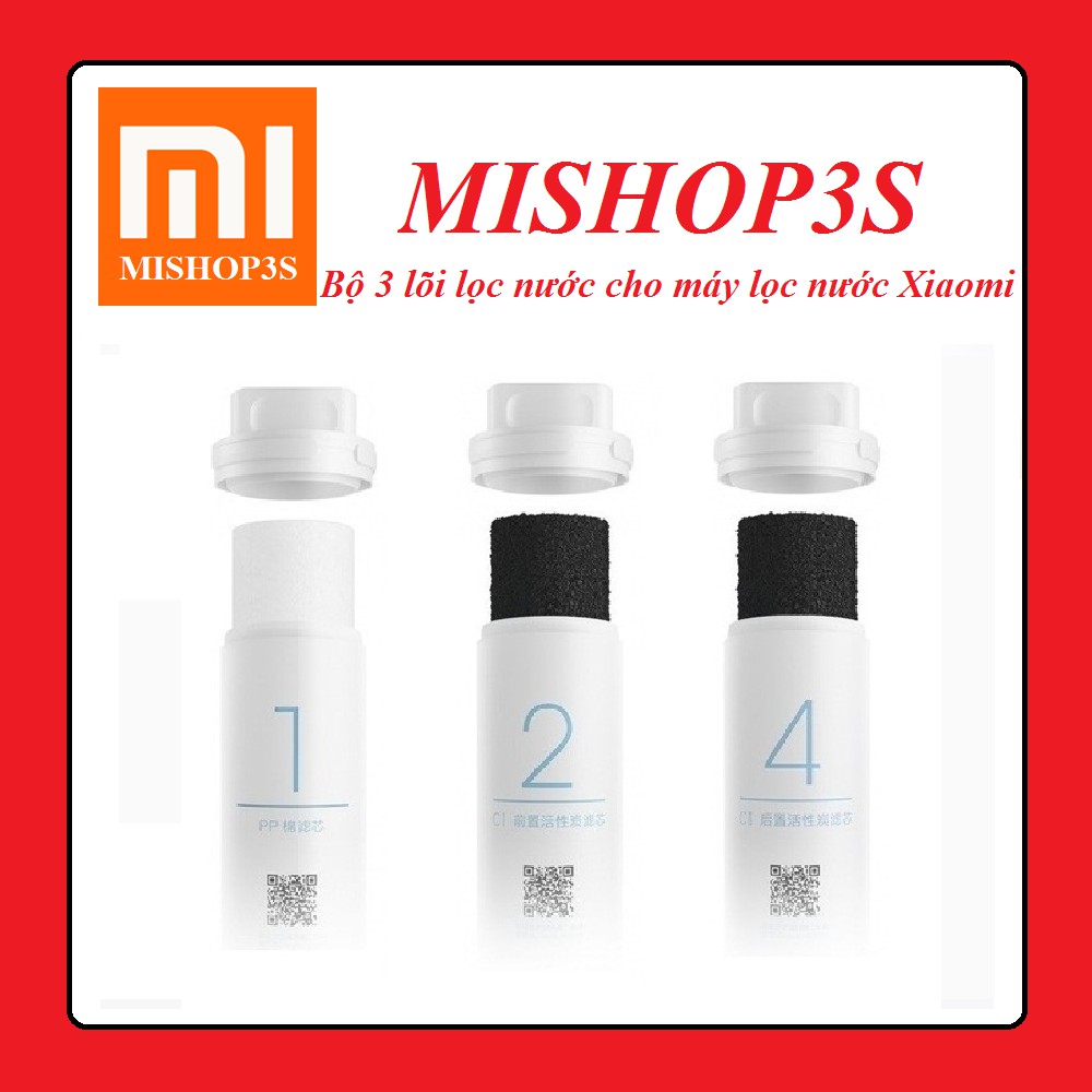 Bộ 3 lõi lọc nước Xiaomi 400G/600G lõi 1/2/4