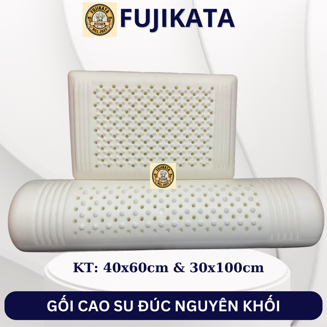Gối cao su đúc nguyên khối, không màu không mùi - Gối nằm, Gối ôm Cao su thiên nhiên cao cấp