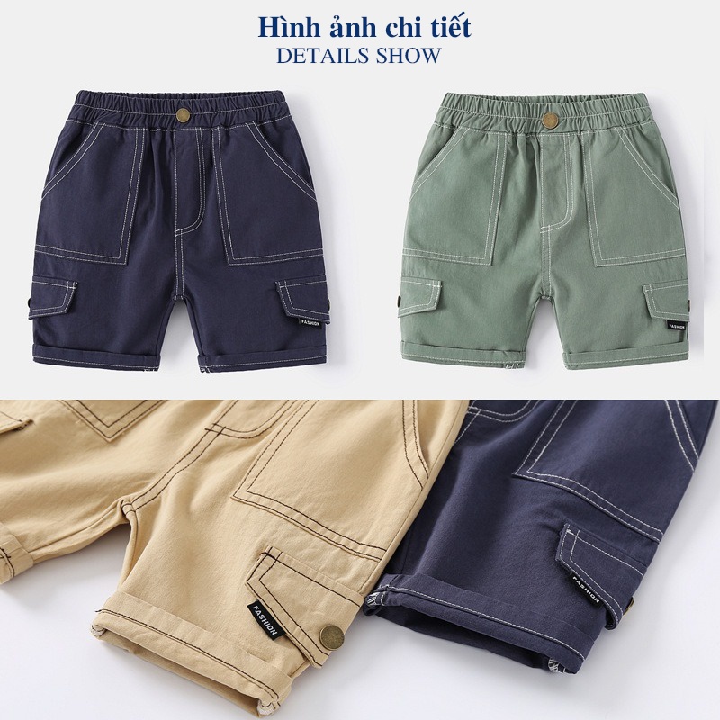 Quần kaki short bé trai wapypy.