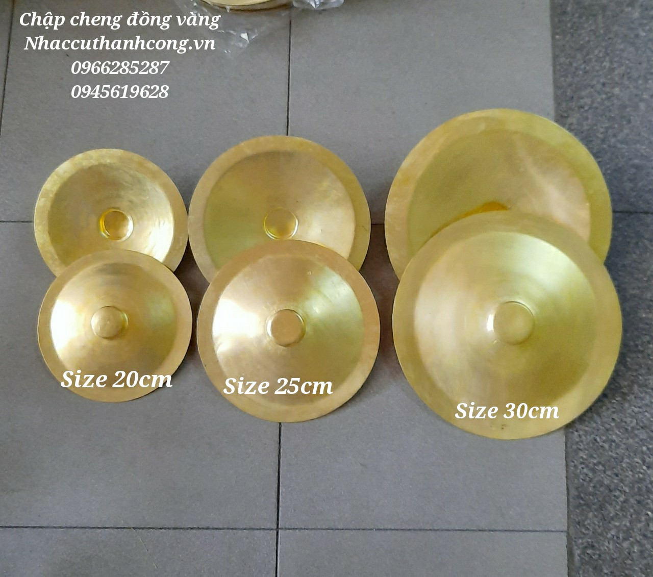 chũm chọe bằng đồng vàng - nạo bạt đồng vàng