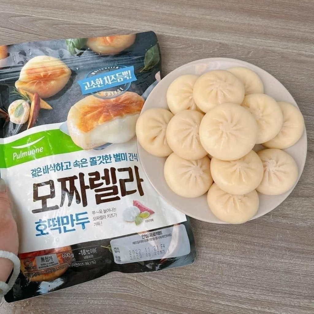 Bánh xếp hoteok nhân phô mai mozzarella 600g _ 12 bánh