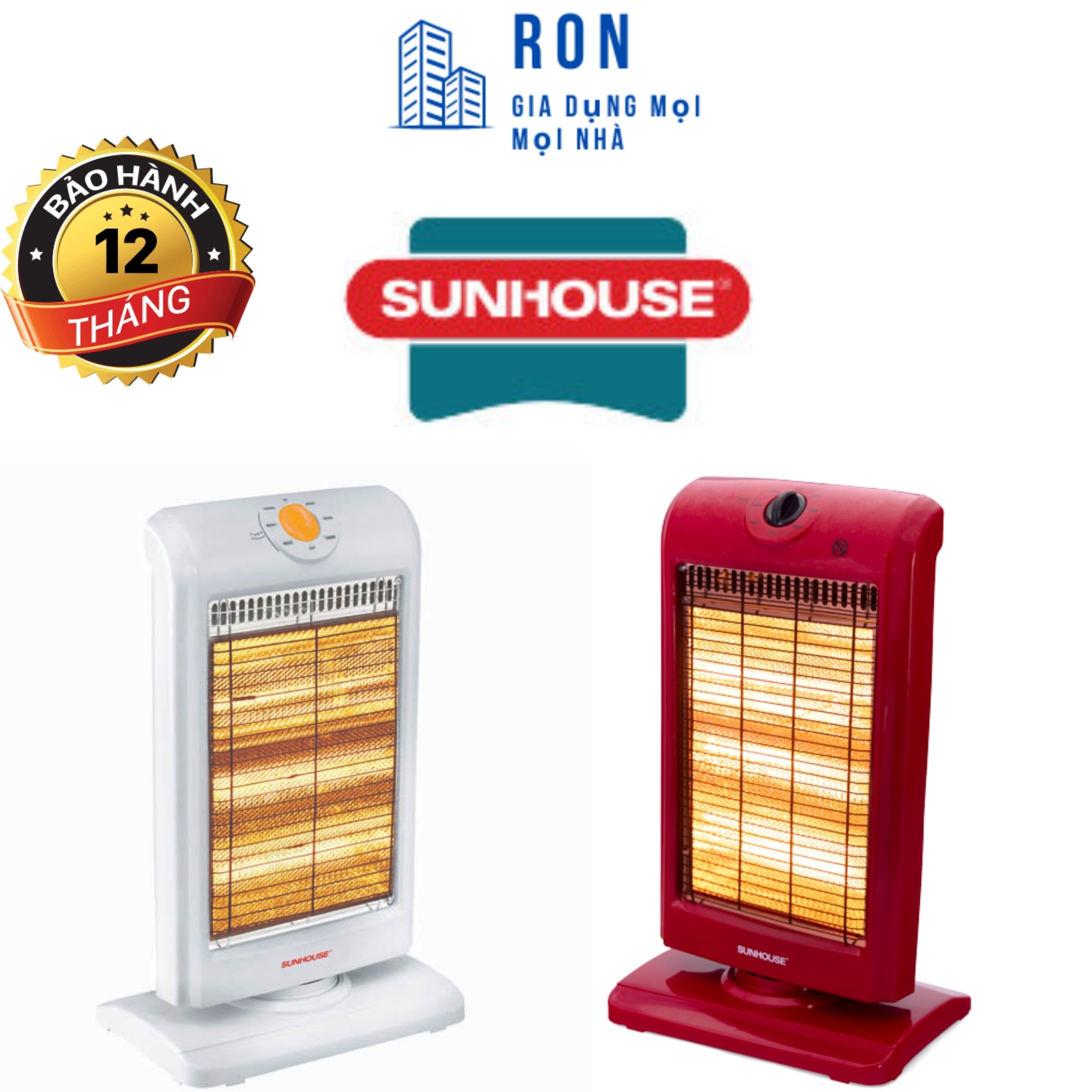 Quạt sưởi điện 3 bóng halogen sunhouse shd7016