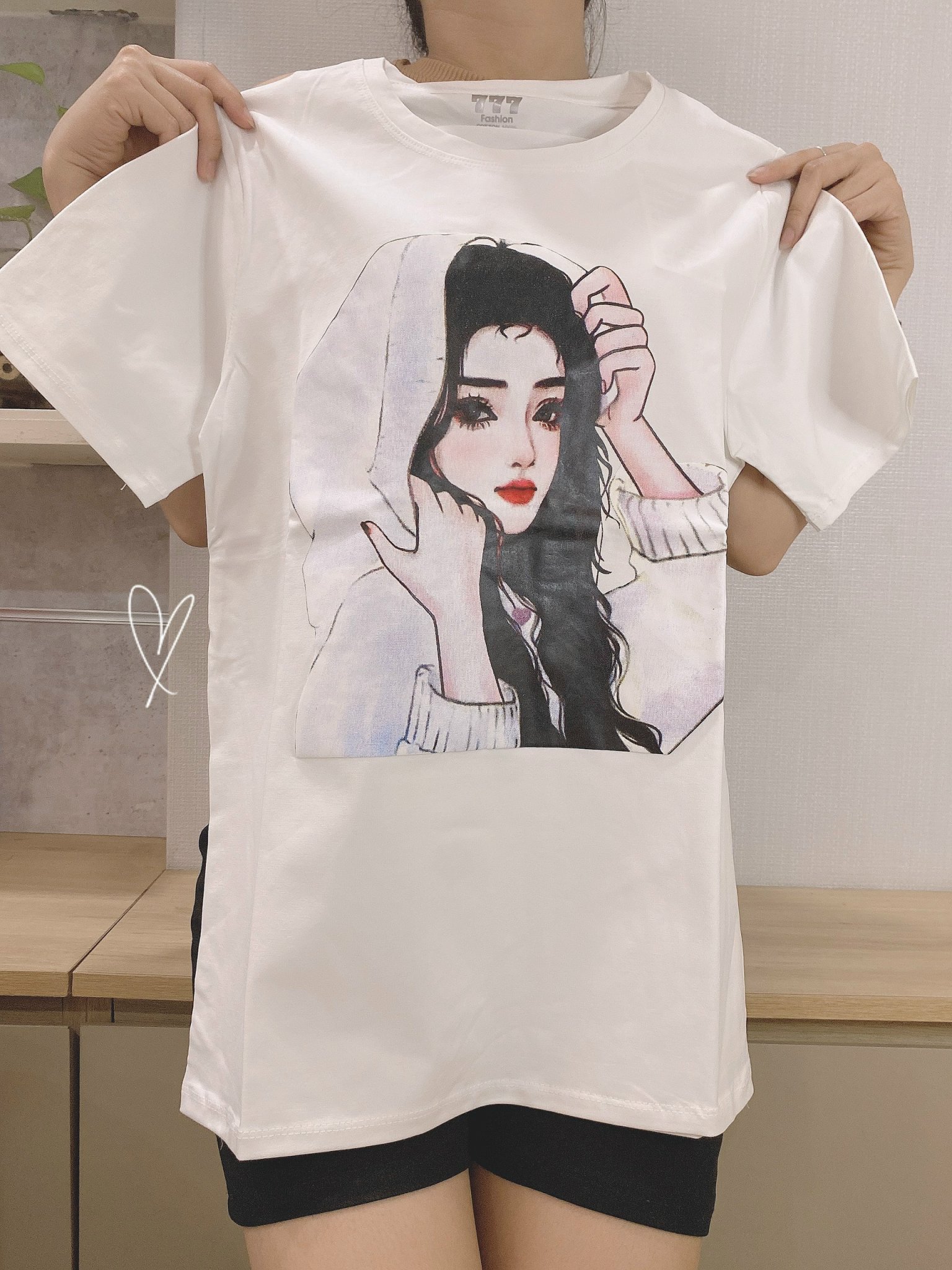 Áo thun nữ chất thun thái áo cotton form vừa mẫu A18
