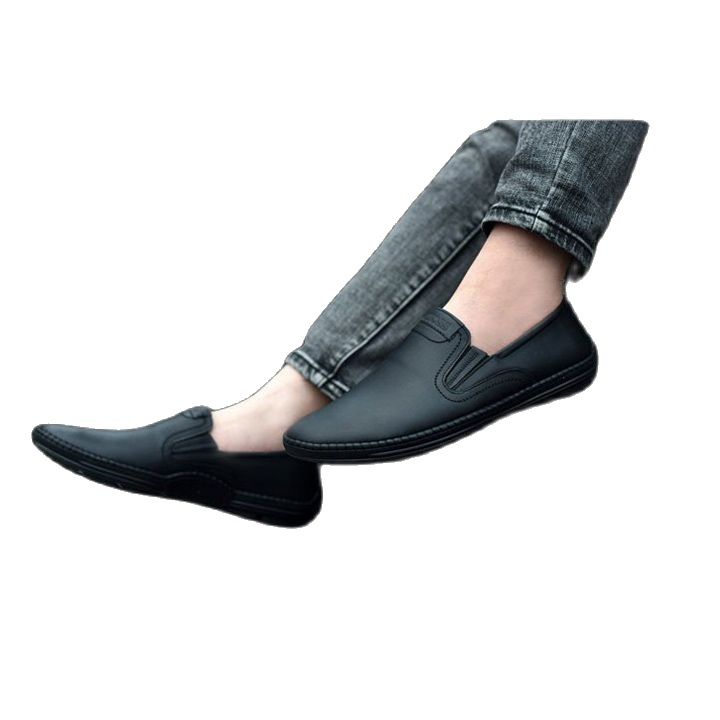 Giầy mọi nam aroti dáng giày tây lười chất da đẹp , đế khâu siêu bền,form công sở lịch lãm,sang trọng,màu đen-đủ size m587-n-lz2