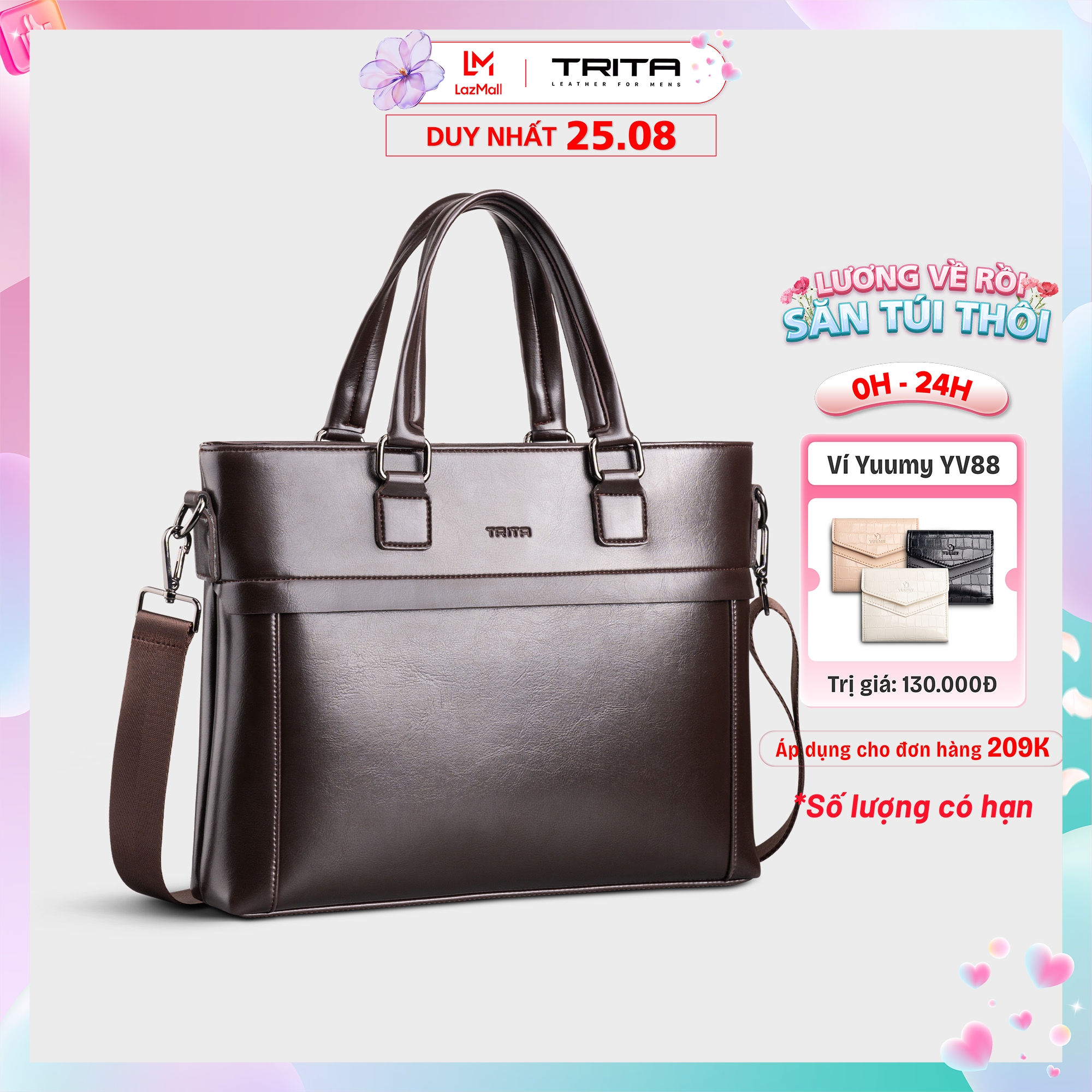 Cặp da nam công sở phong cách trita tca25