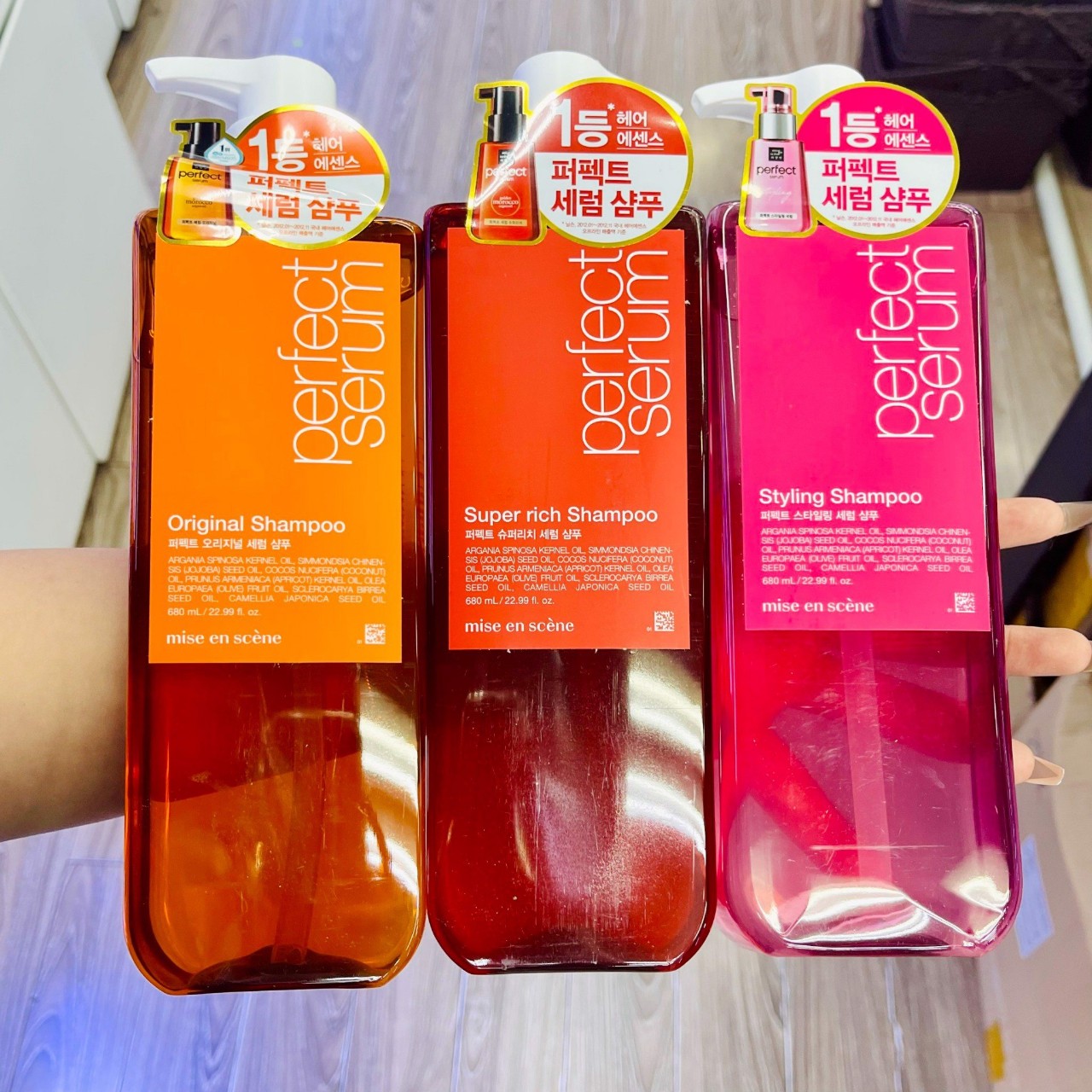 Cặp gội xả Missen Vàng 680ml