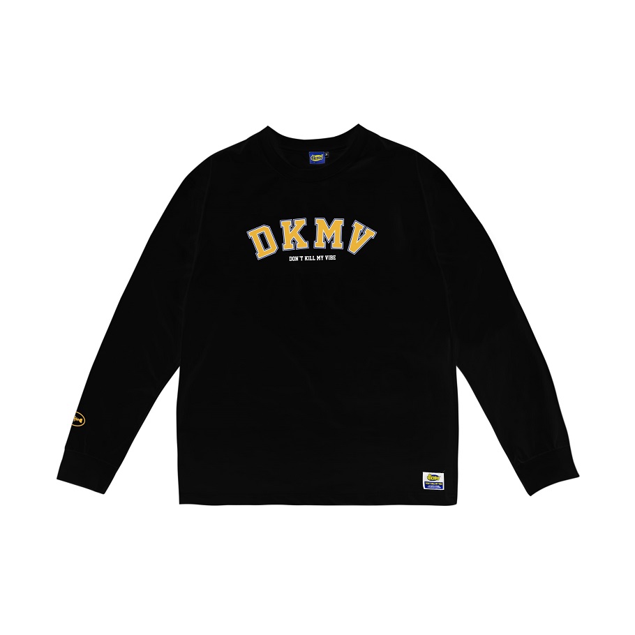 Áo sweater nữ form rộng màu đen | dkmv ls jersey-black