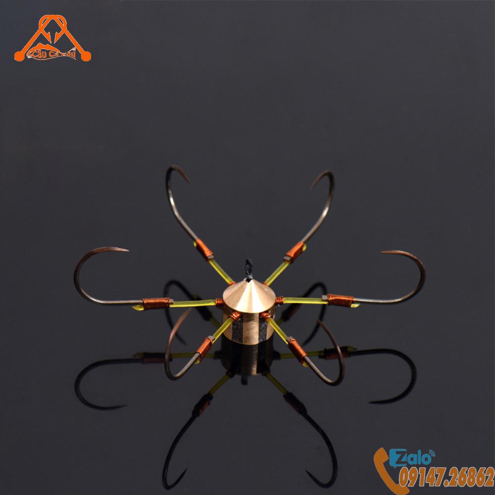 Lưỡi Câu Lục Đế Đồng Đế Chì - Lưỡi Lục Câu Cá | Caucaedu