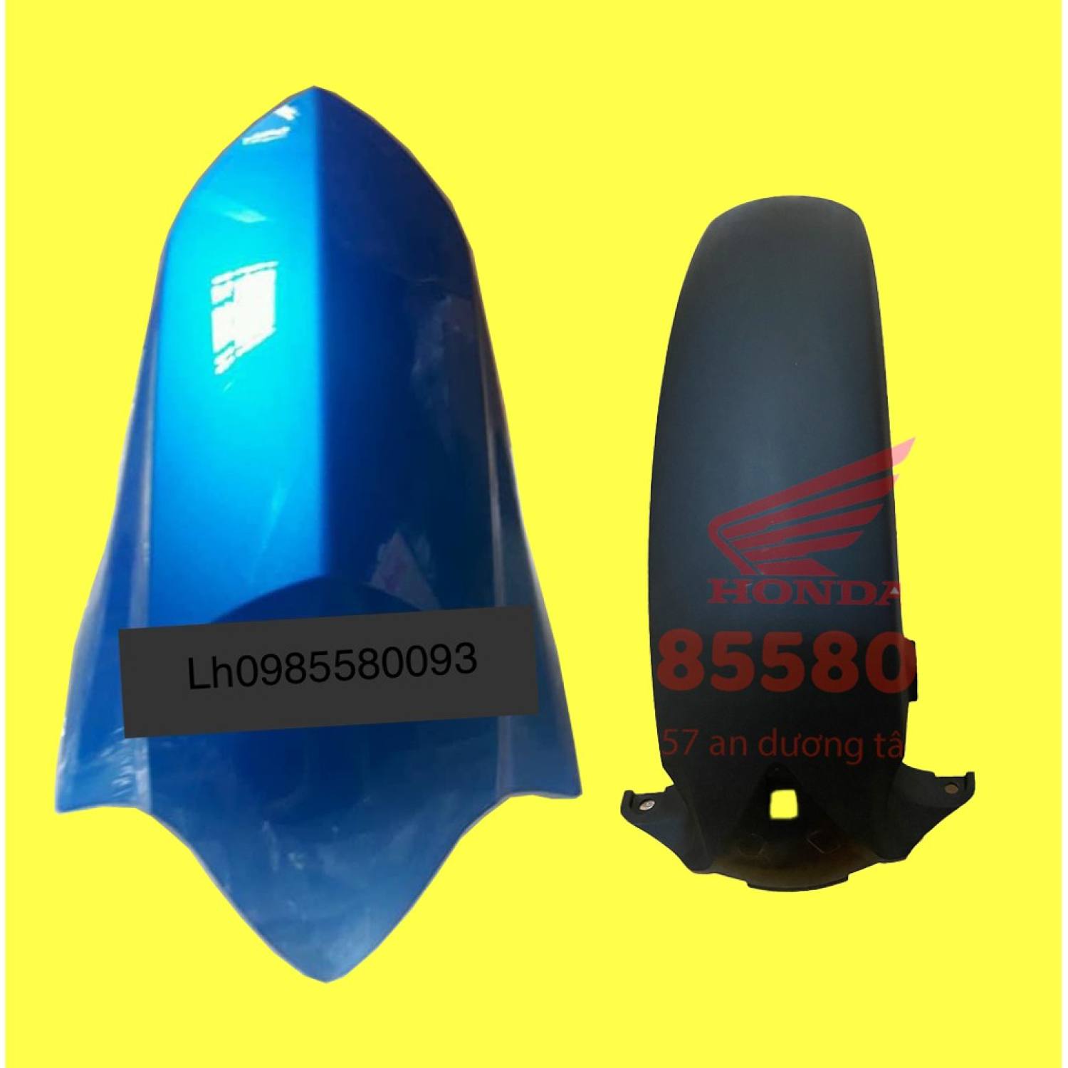 Dè chắn bùn trước winner v1 màu xanh biển chính hãng honda