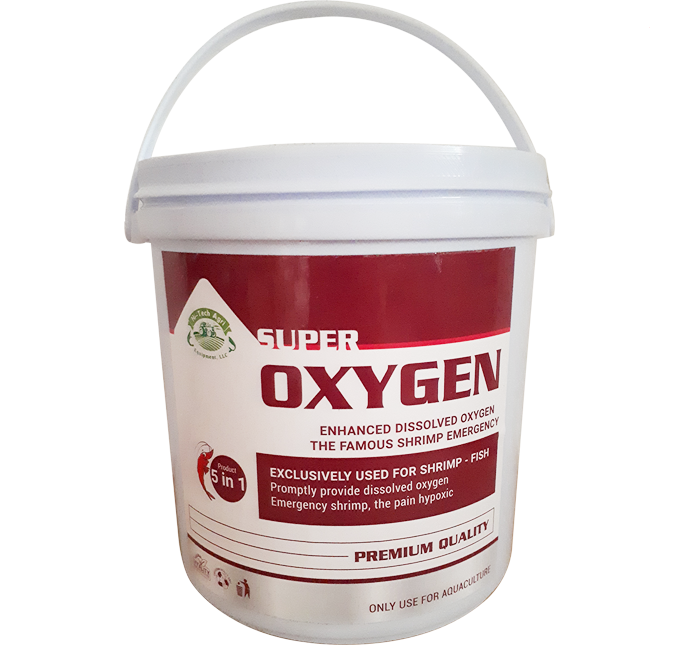 CẤP CỨU TÔM CÁ NỔI ĐẦU SUPER OXYGEN - TĂNG CƯỜNG OXY HÒA TAN CHO AO NUÔI ( XÔ 3KG )