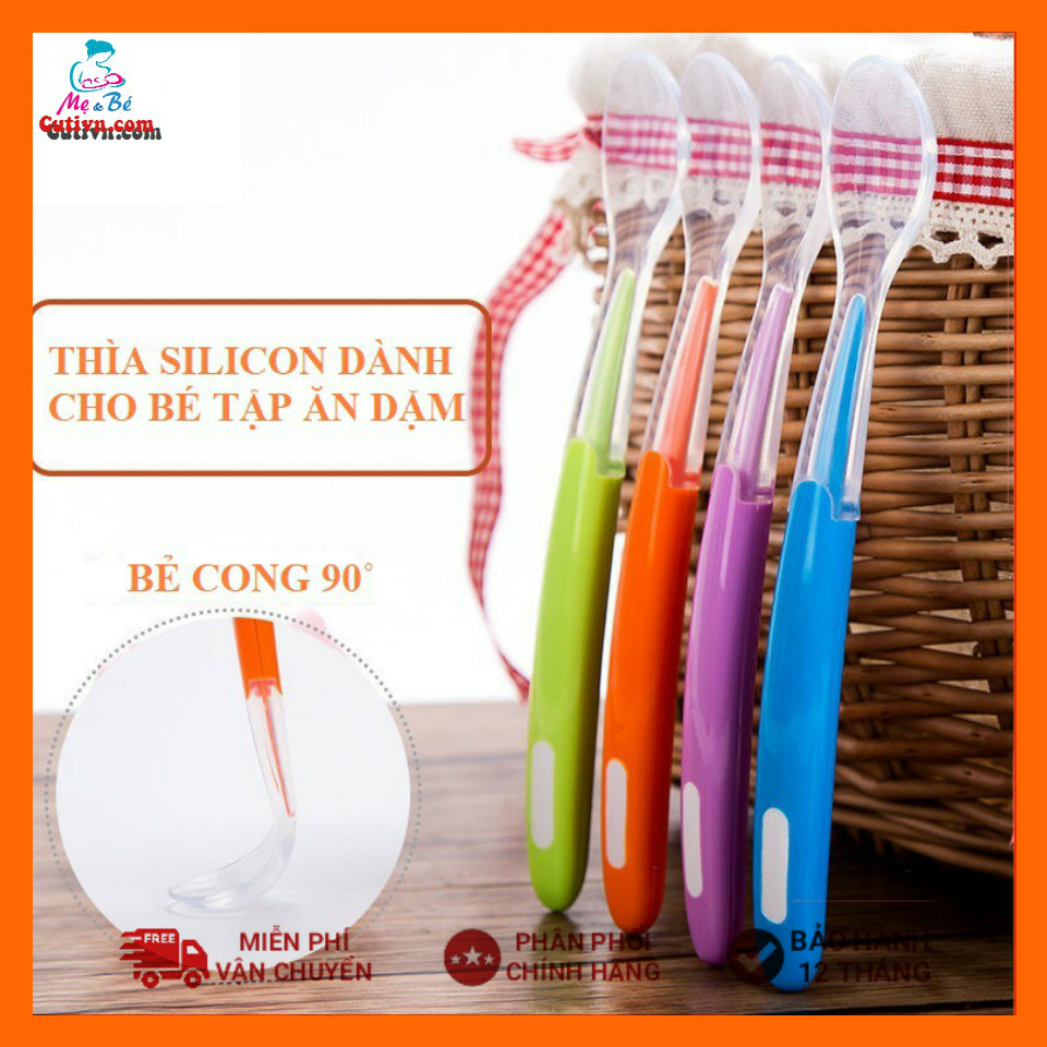 Thìa Silicon ăn dặm siêu mềm