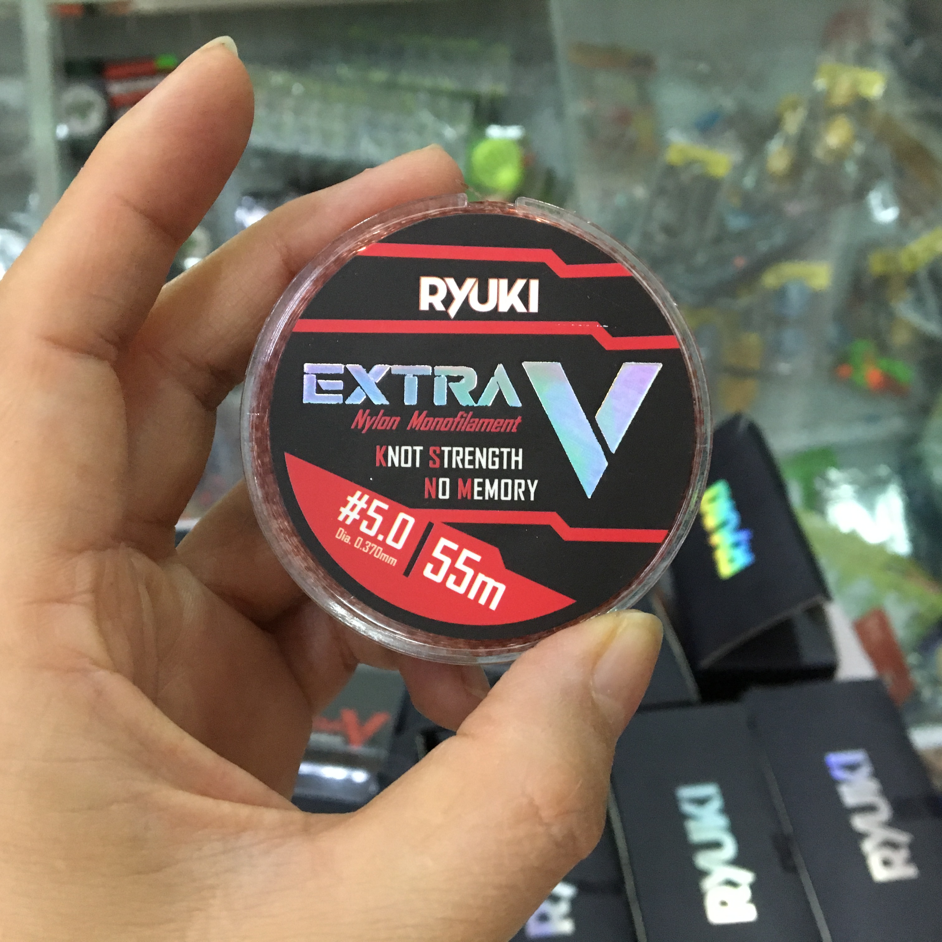 Dây câu cá Monofliment chuyên dùng làm trục câu đơn dai hơn, bền hơn, tải cá cao, mềm cắt nước tốt