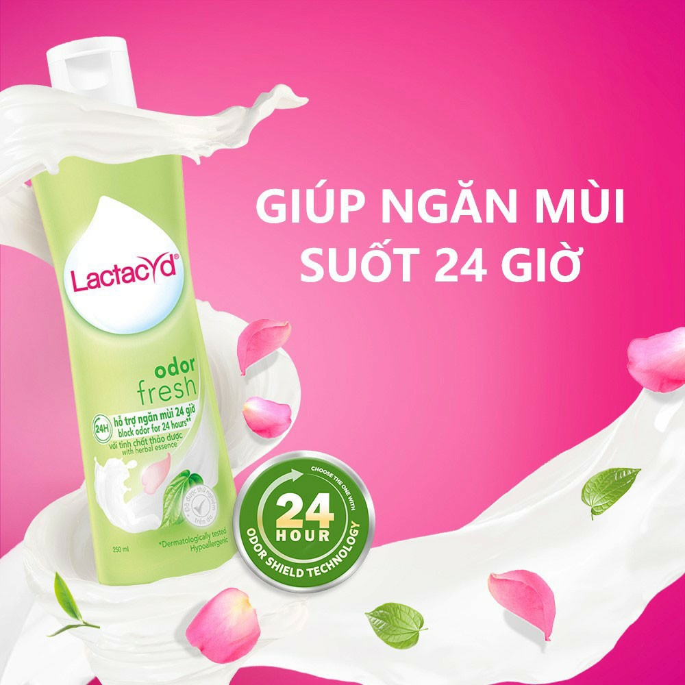 Ddvs phụ nữ lactacyd odor fresh 250ml