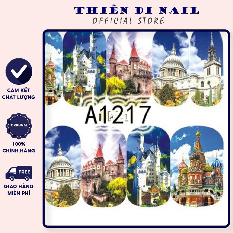 Stick nước tháp afen dán móng thiên di nail