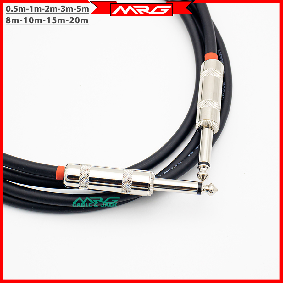 Dây 6 ly 2 đầu dài 0.5m-1m-2m-3m-5m-8m-10m-15m-20m dj | 6ly cong, 6ly góc vuông, dây jack 6.5, dây âm thanh. d6