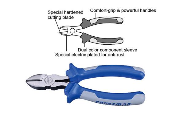 Kìm cắt eu crossman 95-217 7-1/2inch