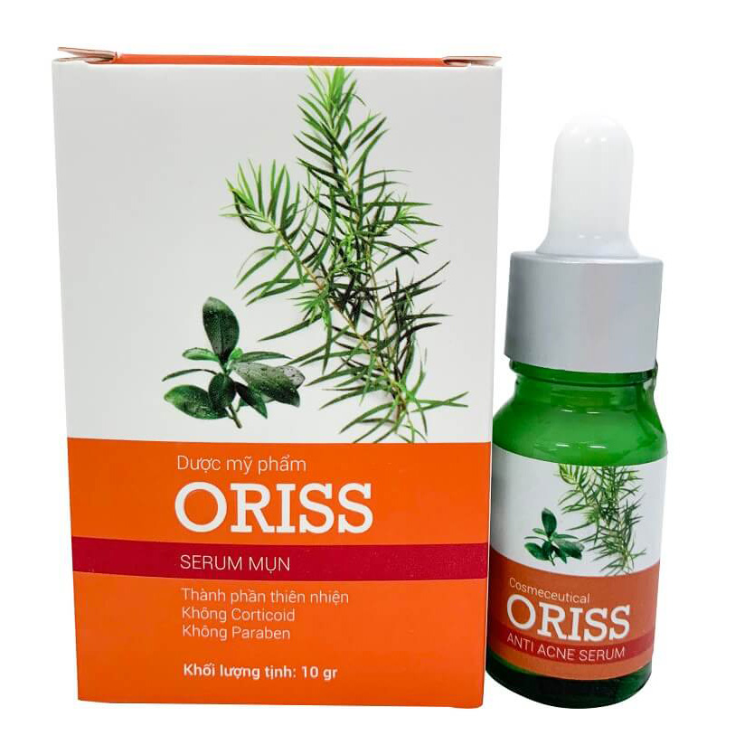 SERUM TRÀM TRÀ VÀ LÁ CHANH ORISS CHO DA MỤN 10ML