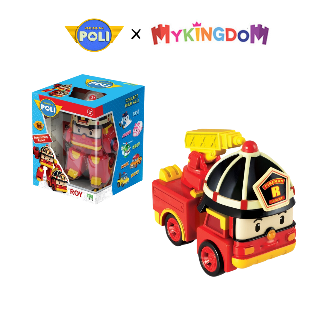 Đồ Chơi ROBOCAR POLI Robot Biến Hình Xe Cứu Hỏa Roy MRT0652