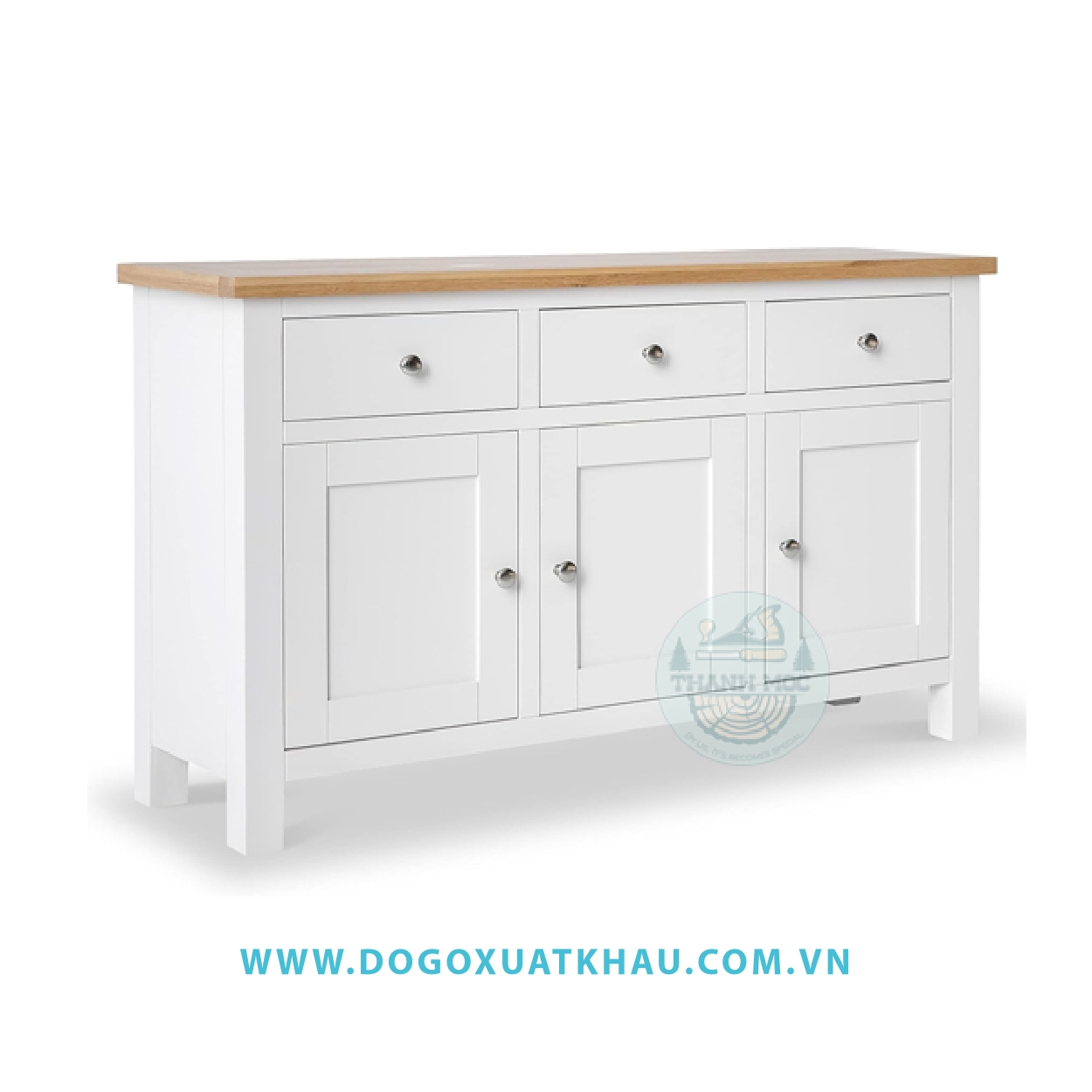 Tủ sideboard 3 hộc kéo 3 cửa