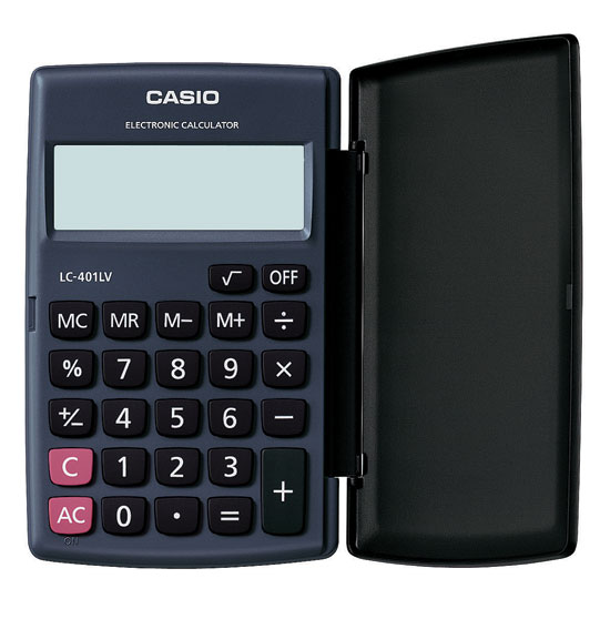 Máy tính bỏ túi casio lc-401lv