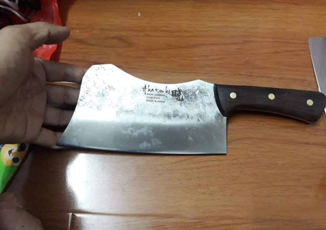 Dao chặt siêu cấp akatsuki nhật bản chất liệu high cacbon,hàng bãi nhật
