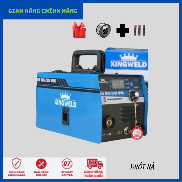 Máy hàn mig 2 chức năng kw mig 200f kingweld . hàng mới 100%