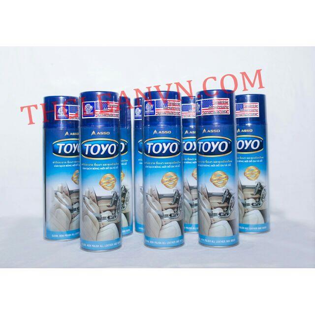 Danh sách sản phẩm mới Bình xịt bóng da gỗ nội thất ô tô Toyo