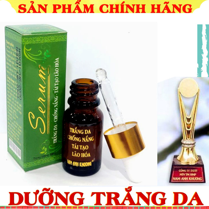 Serum chống lão hóa làm trắng phục hồi da Nam Anh Khương 10ml