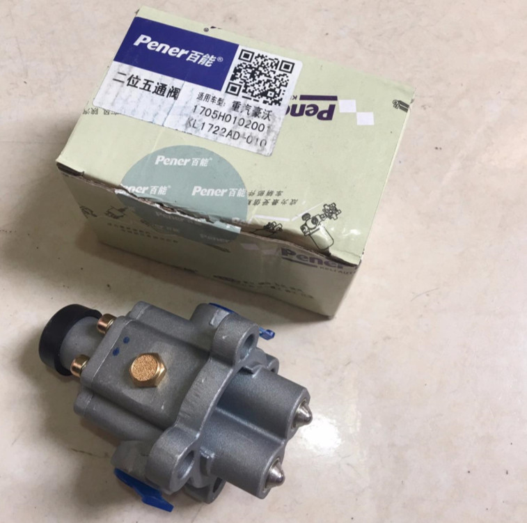 Van số xe tải howo/ van chuyển tầng số howo 2 lỗ bên nhỏ hơn ren 14, van chuyển tầng hộp số xe howo 371... wg2203250003 ...vie parts