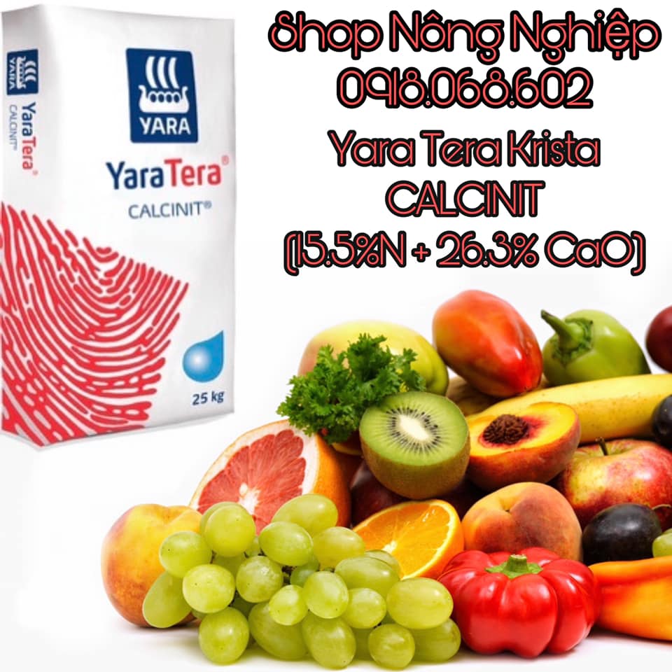 Phân bón hòa tan Yara Krista Calcinit 500gr