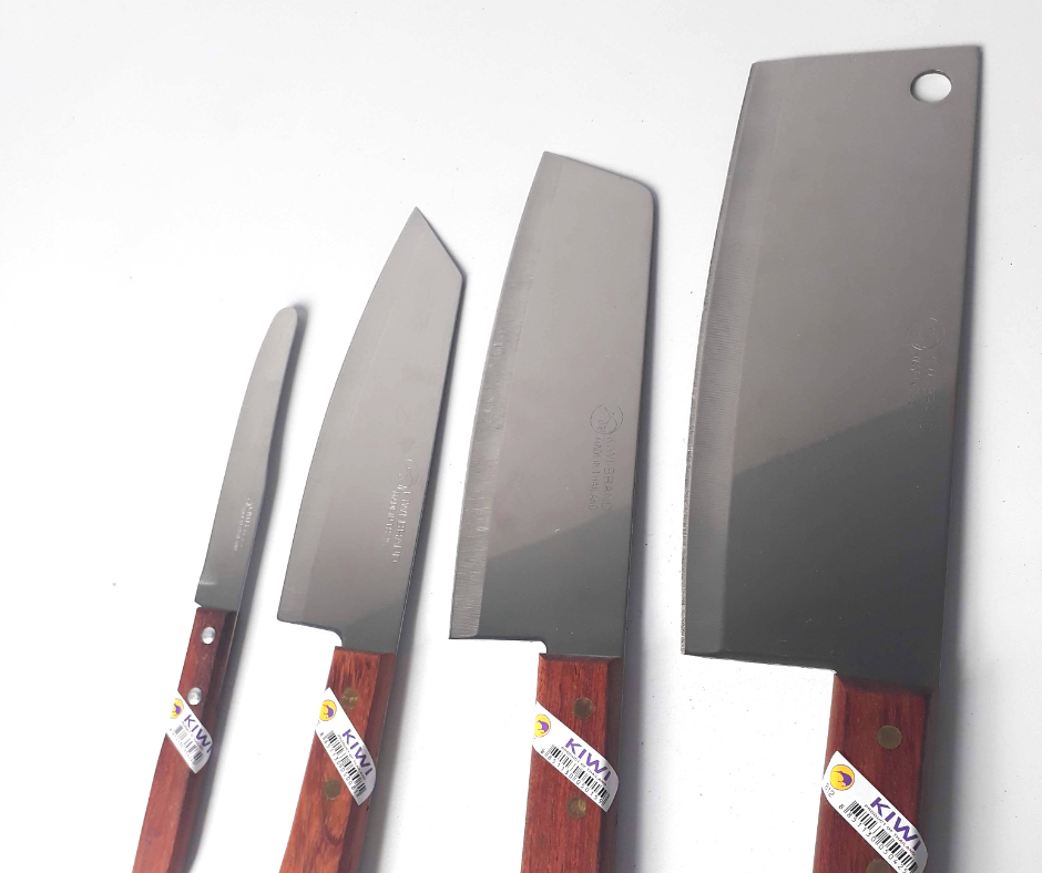 [HCM][CAM KẾT CHÍNH HÃNG] TRỌN BỘ DAO KIWI THÁI LAN CAO CẤP CÁN GỖ