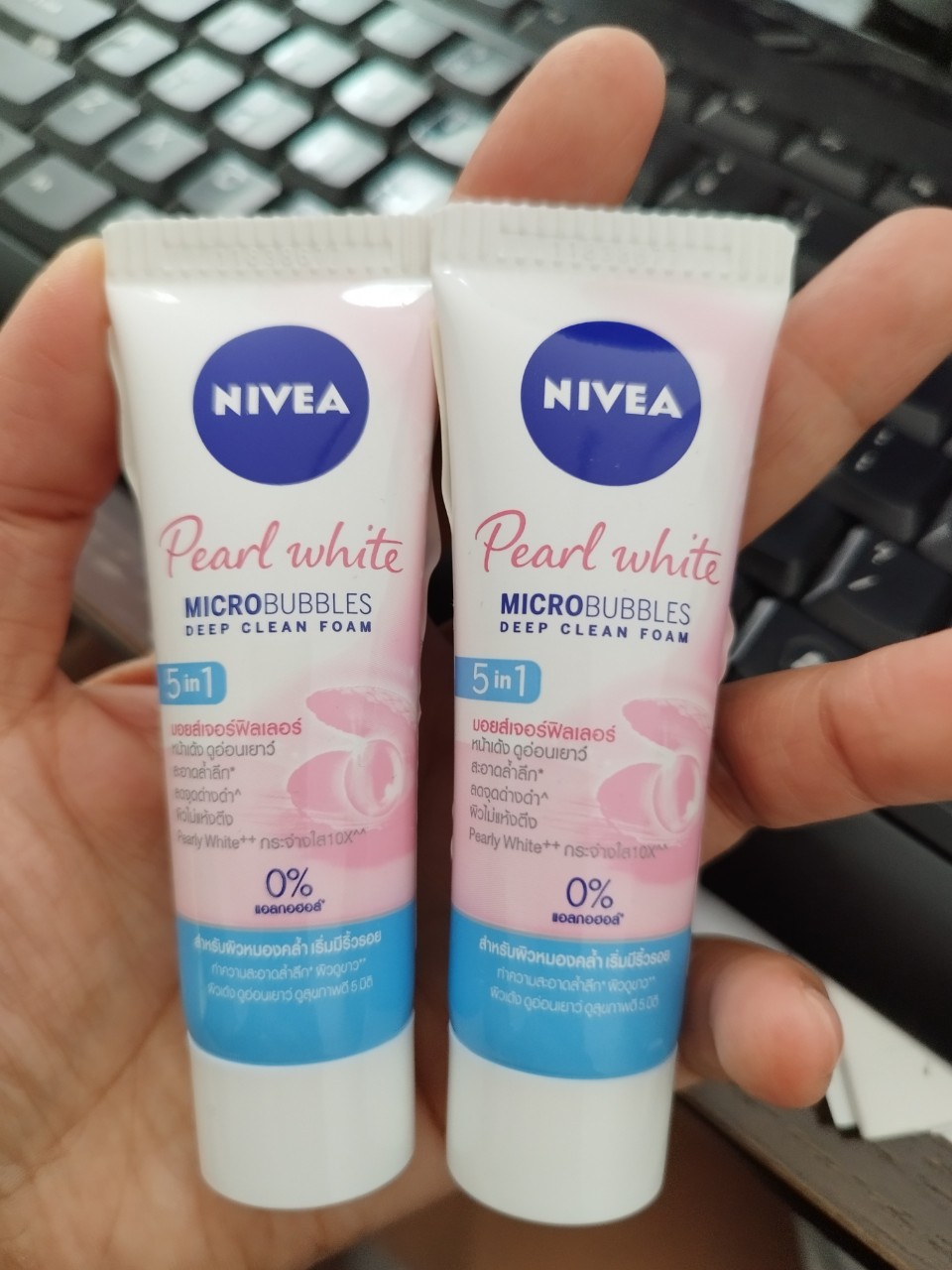 Sữa rửa mặt trắng da nivea nữ 20g