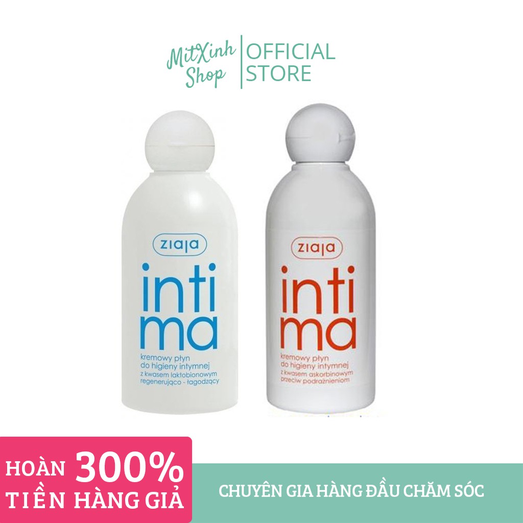 Dung Dịch Vệ Sinh Phụ Nữ Intima 200ml - Cam Kết Hàng - Xanh Đậm