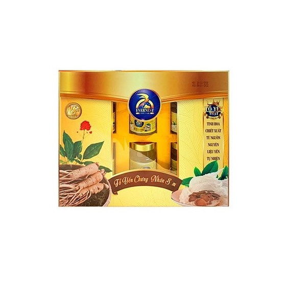 VỊ NHÂN SÂM - Hộp Nước Yến Sào EVERNEST 15% tổ yến cao cấp siêu ngon