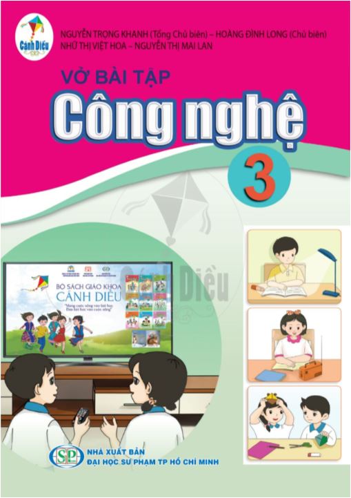 Vở bài tập công nghệ lớp 3 - bộ cánh diều