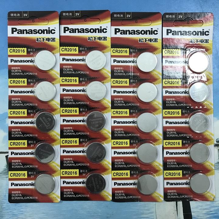 Combo 5 viên pin CR2016 Panasonic Indonedia