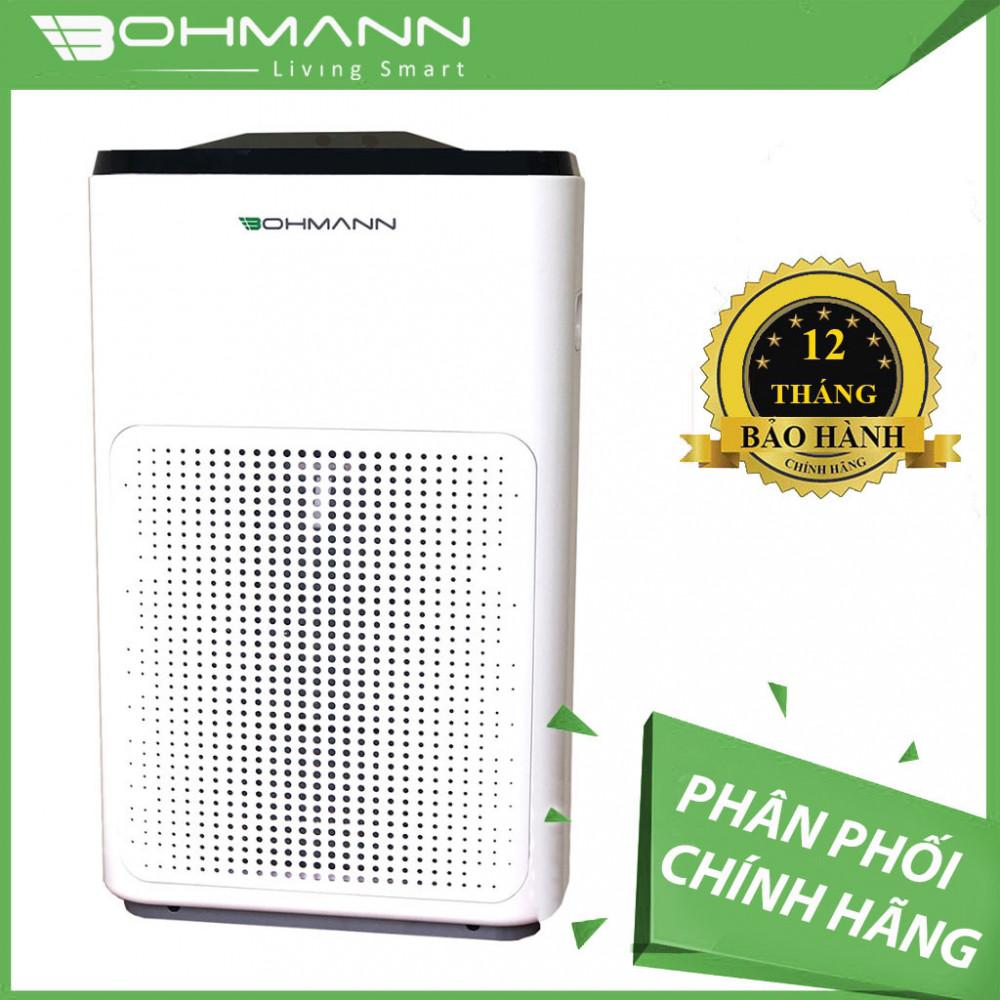 Máy lọc không khí bù ẩm khử mùi tạo ion âm bohmann b4.01 bảo hành 12 tháng