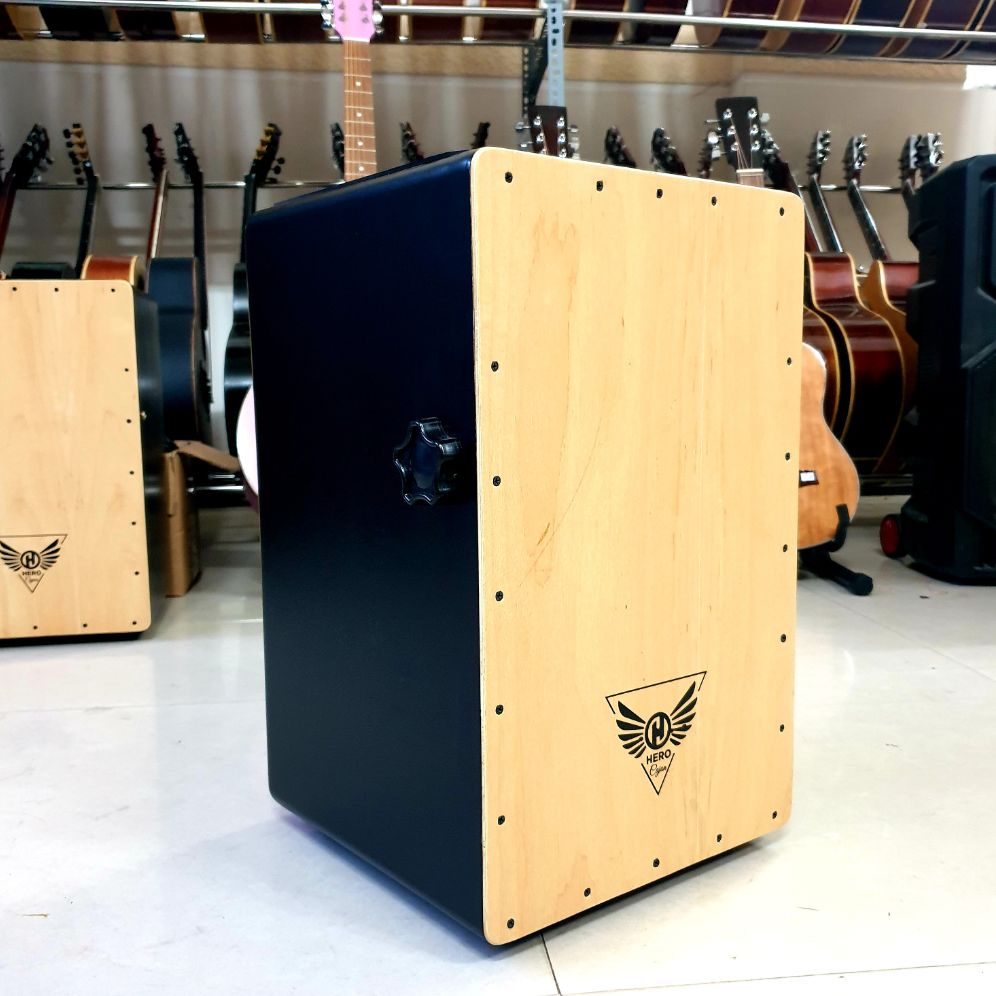 [HCM]Cajon chất âm tốt - Mặt đánh êm không đau tay - Có nút điều chỉnh Snare - Hero D300