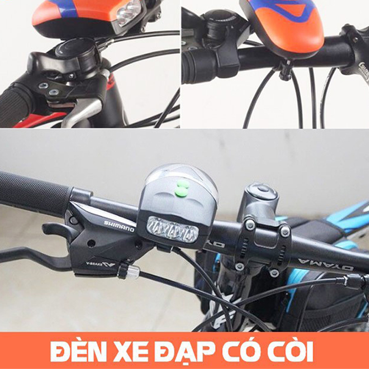 Đèn xe đạp có còi đèn pha xe đạp đèn pin xe đạp đèn led