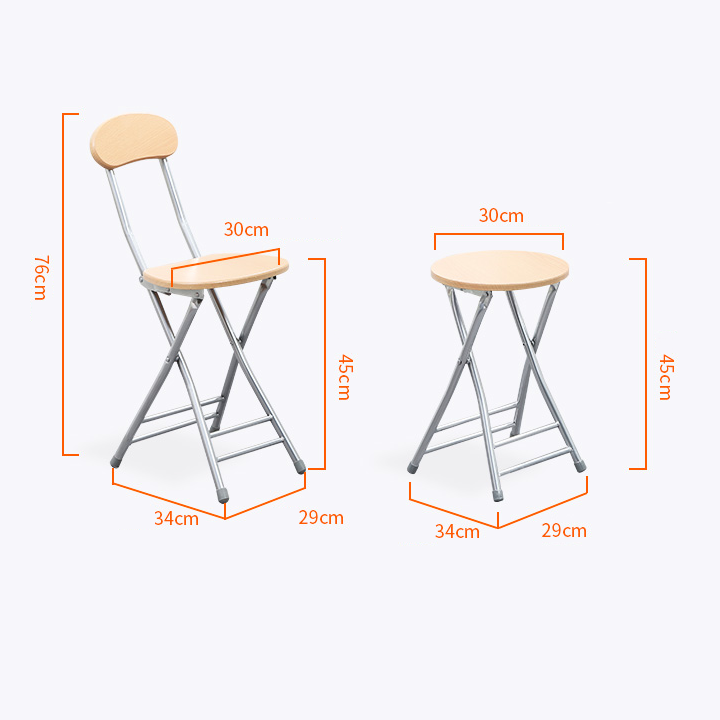 Ghế gấp, ghế ăn gấp gọn, chân sắt phun sơn tĩnh điện, ME HOME