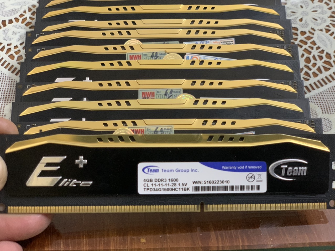 Ram 4G/DDR3/1600 Team Group Chính Hãng -Vi Tính Bắc Hải