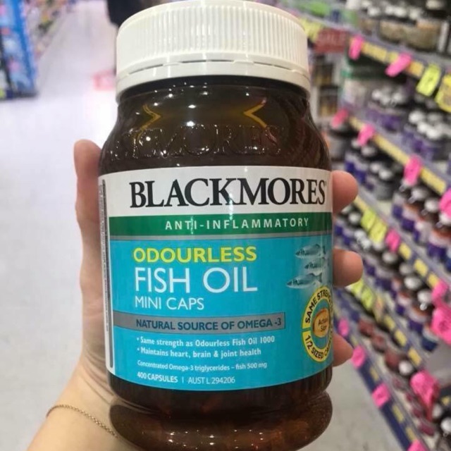 Dầu cá fish oil blackmores tốt cho mắt và não
