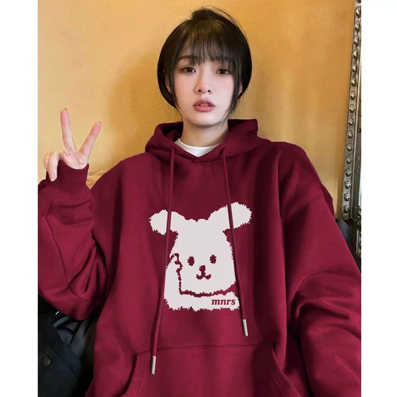 Áo khoác hoodie cặp đôi chống nắng hình thỏ dễ thương