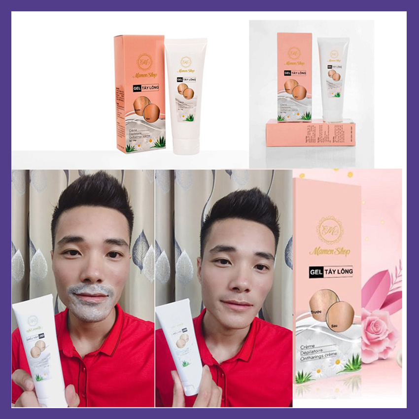 [MUA 1 TẶNG 1] Kem Tẩy Lông Mamen Shop,Triệt Lông Nách, Triệt Râu, Triệt Lông Vùng Kín Lông Tay Chân Cơ Thể An Toàn Tại Nhà - TẶNG KÈM Serum Ức Chế Mọc Lông, Tốt Như Kem Tẩy Lông Huyền Phi, OPEN